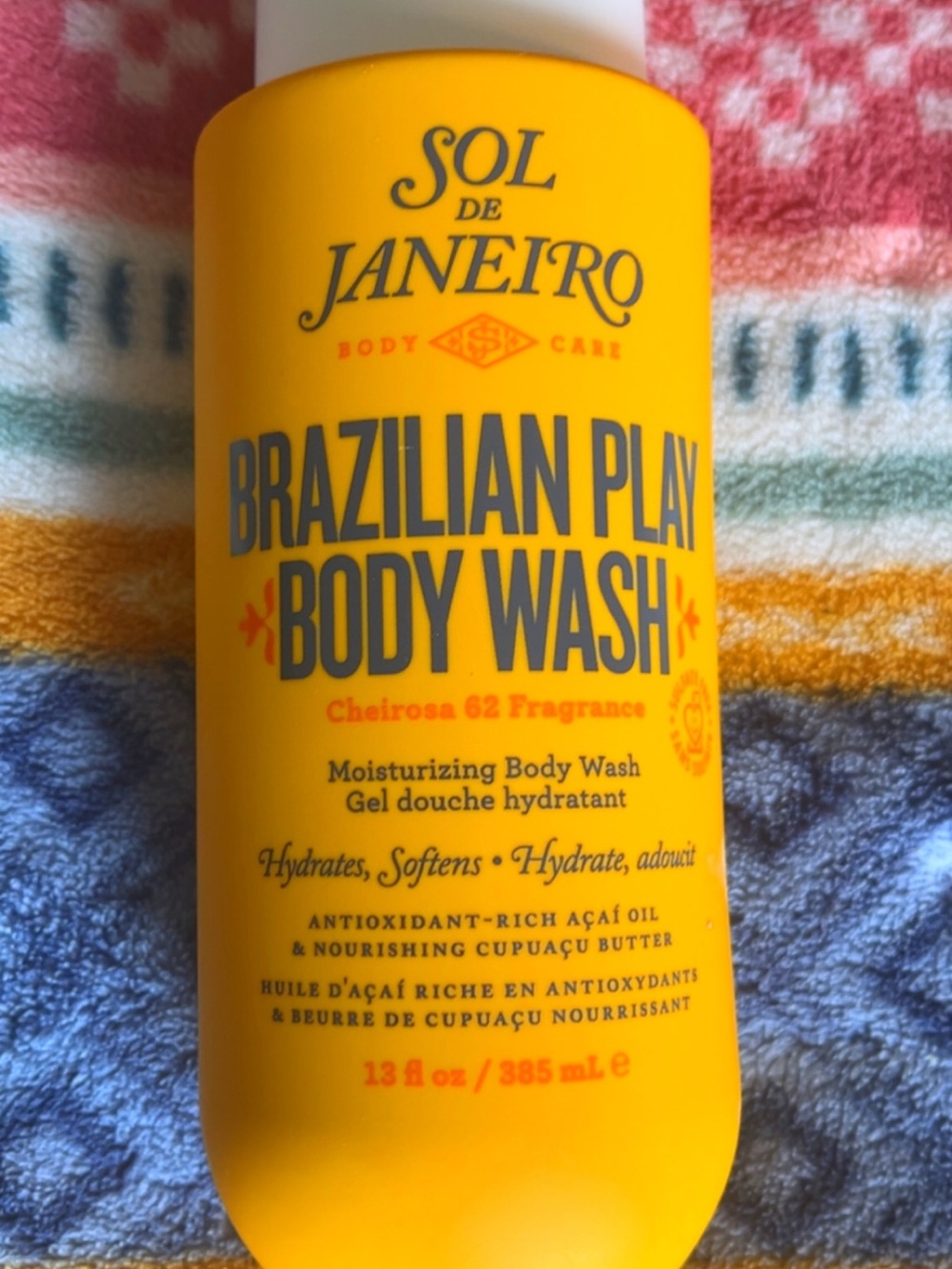 Sol de Janeiro Brazilian Play Body Wash — Bright Yellow Bottle